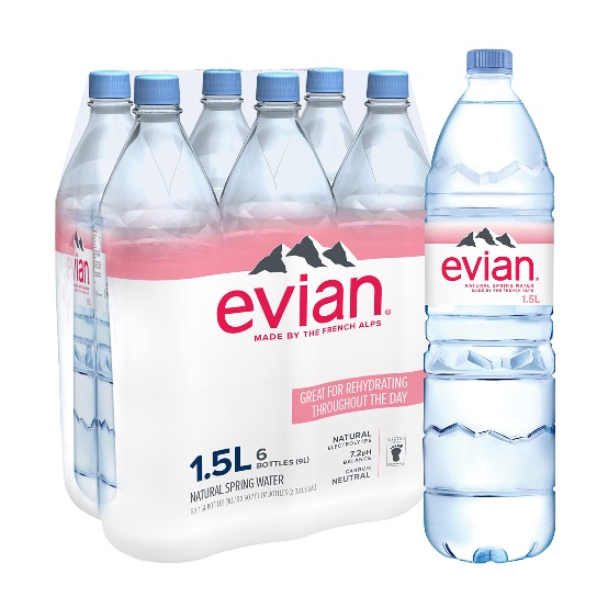 Eau Evian 1,5L pack
